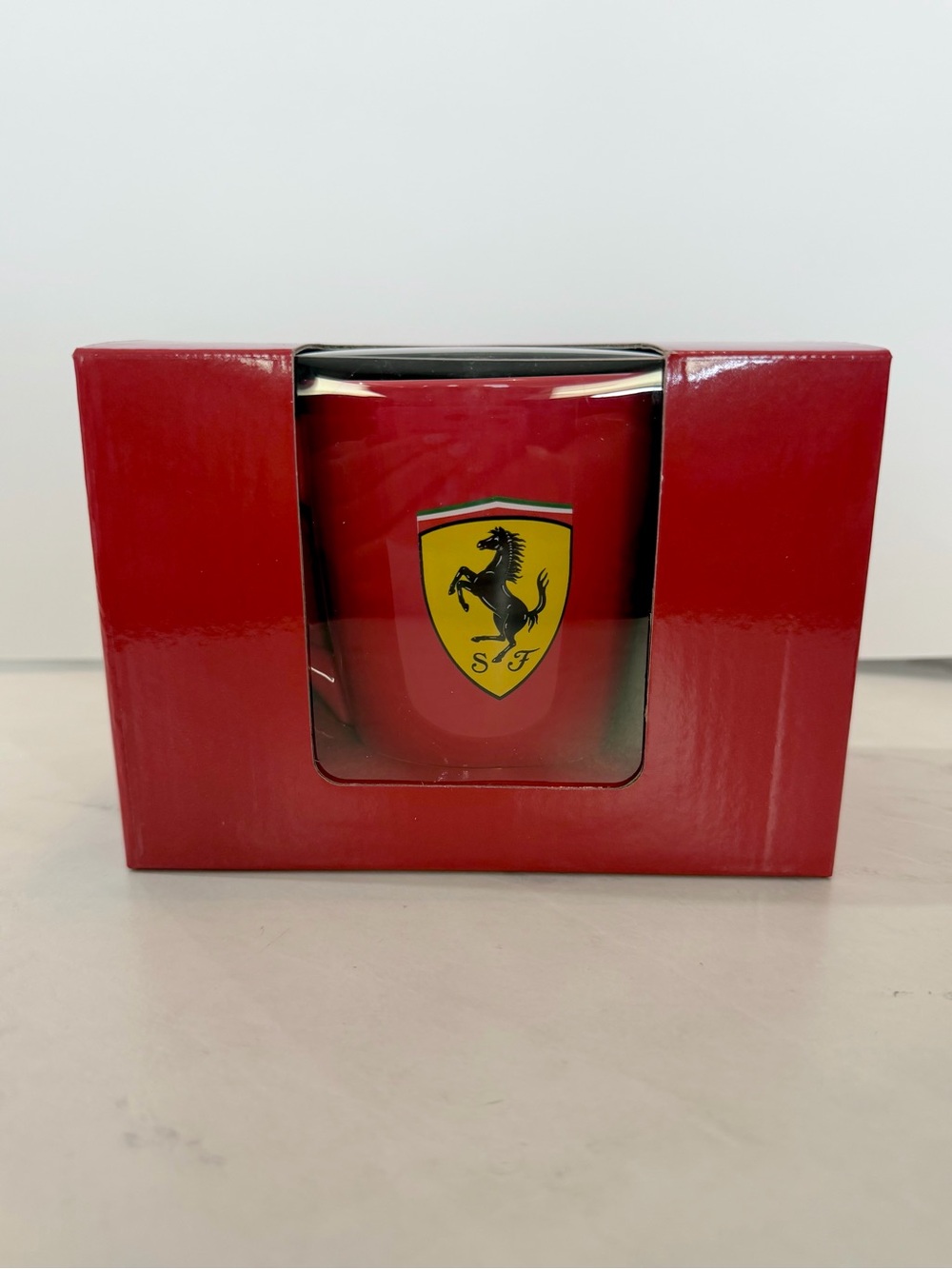 Rare! Ferrari SF X Shell Red Ceramic Mug